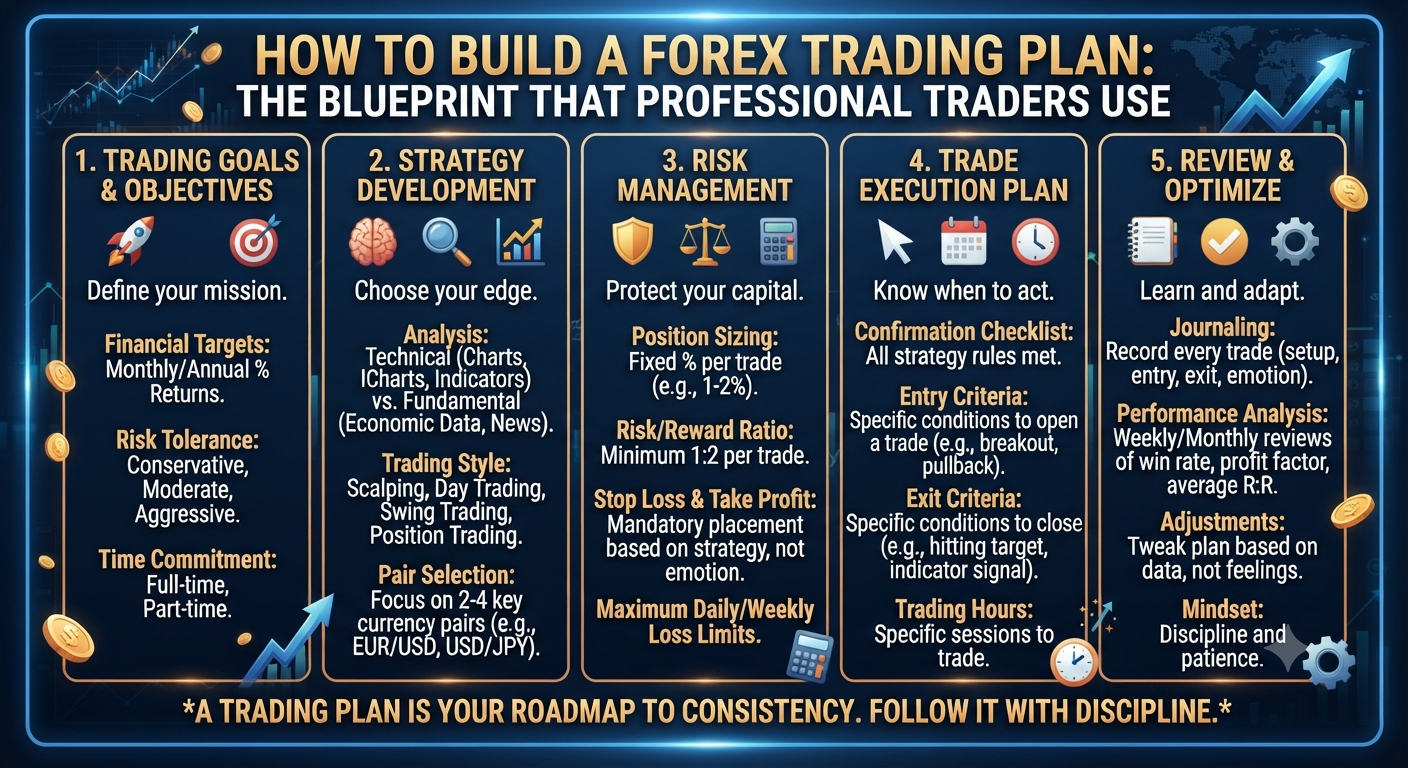 How to Build a Forex Trading Plan: The Blueprint That Professional Traders