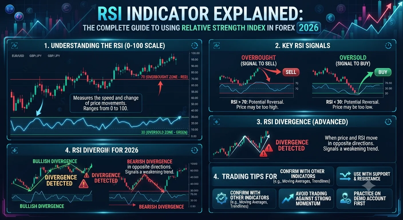 RSI Indicator Explained: The Complete Guide to Using Relative Strength Index in Forex 2026